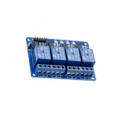 Röle Kartı 4 Kanal 12V 10A (Optokuplör Korumalı) - 1