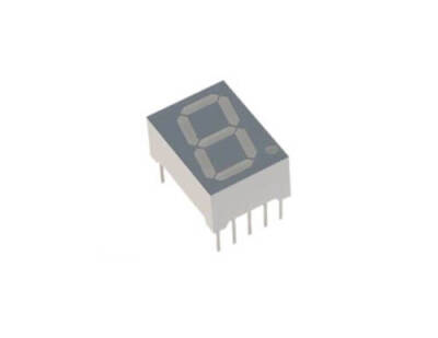 14mm 7 Segment 1 Digit Display Katot (Kırmızı) - 1