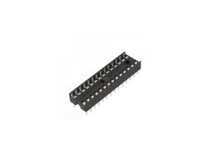 24 Pin Entegre Soketi Standart (Dar) - 1