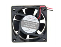 24V DC Fan 60x60x25mm (2 kablo) - Marxlow