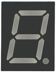 38mm 7 Segment 1 Digit Kırmızı Display Anot - Arkotek Elektronik