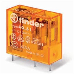 40.51.8.230.0000 - 230VAC Tek Kontak Finder Röle - Finder