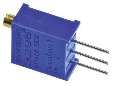 500K Trimpot Çok Turlu Dik 3296W - 1
