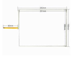 Dokunmatik Panel 12.1 inç 4 Telli Touch Panel (262X199) AST-121A080A - Arkotek Elektronik