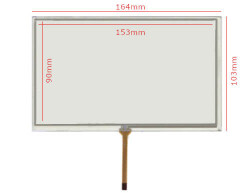 Dokunmatik Panel 7.1 inç 4 Telli Touch Panel (164x103) AF-1403 - Arkotek Elektronik