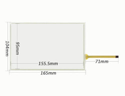 Dokunmatik Panel 7.14 inç 4 Telli Touch Panel (165x104) AMT9545 - Arkotek Elektronik