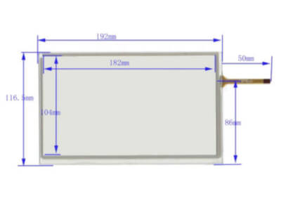 Dokunmatik Panel 8.1 inç 4 Telli Touch Panel (192x117) - 1