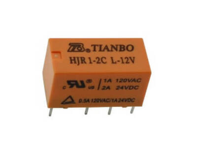 HJR1-2C-L-12VDC-S-ZY - 2A 12VDC (2FormC) P8 - 1