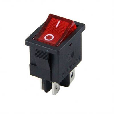 IC-119 Mini Işıklı Anahtar 4P - 1