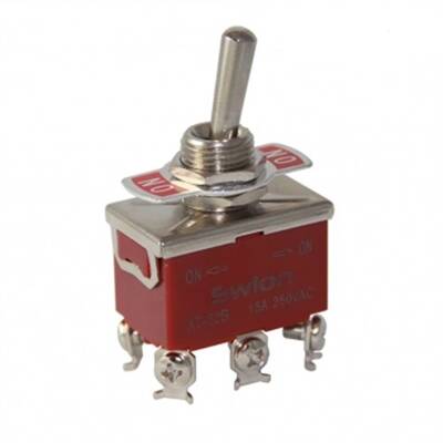 IC-157S TOGGLE SWITCH BÜYÜK BOY ON-OFF 6P VİDALI SWION 15A - 1