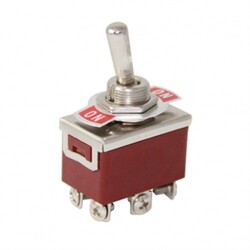 IC-158A TOGGLE SWITCH BÜYÜK BOY ON-(ON) 6P VİDALI - Arkotek Elektronik
