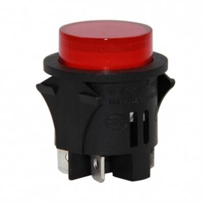 IC-180G BASMALI YUVARLAK KALICI ANH. 25MM 4P KIRMIZI - 1