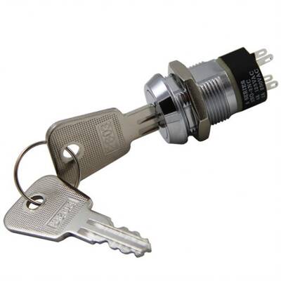 IC-195C ANAHTARLI SWITCH METAL (0-1) 19mm - 1
