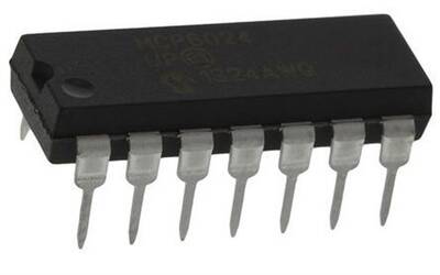 MCP6024-I/P DIP-14 - 1