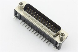 PCB Tip D-Sub Konnektör 25 Pin Erkek 90c - Arkotek Elektronik