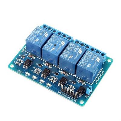 Röle Kartı 4 Kanal 5V 10A (Optokuplör Korumalı) - 1
