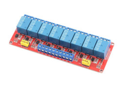 Röle Kartı 8 Kanal 12V 10A (Optokuplör Korumalı) - Arkotek Elektronik