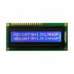 TC1602A - LCD Display 2x16 Mavi - Arkotek Elektronik